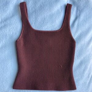 aritzia babaton sculpt knit tank top